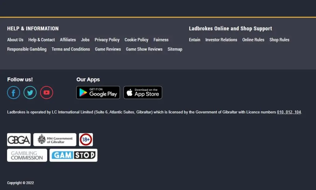 ladbrokes license