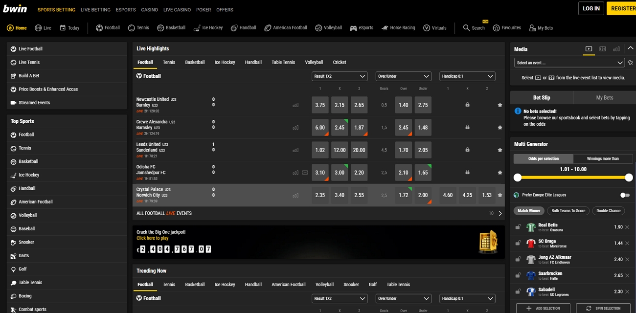 Bwin betting site review