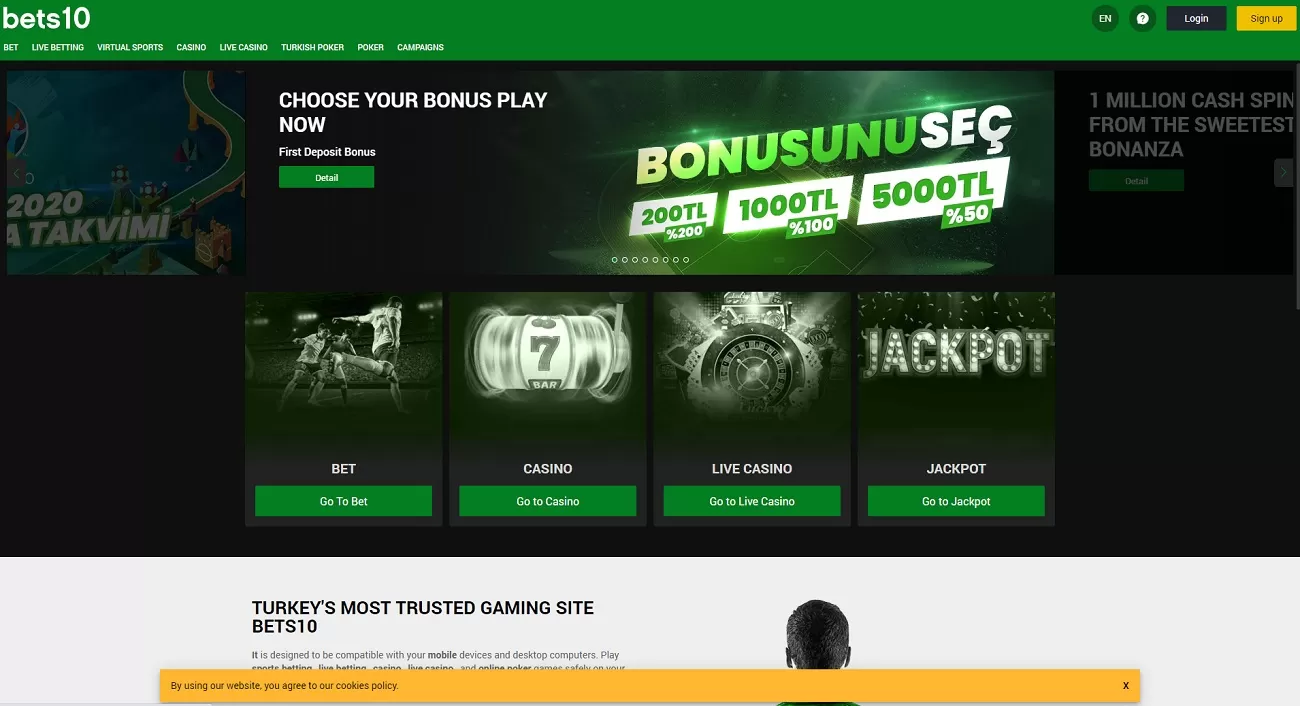 Bets10 bookie review