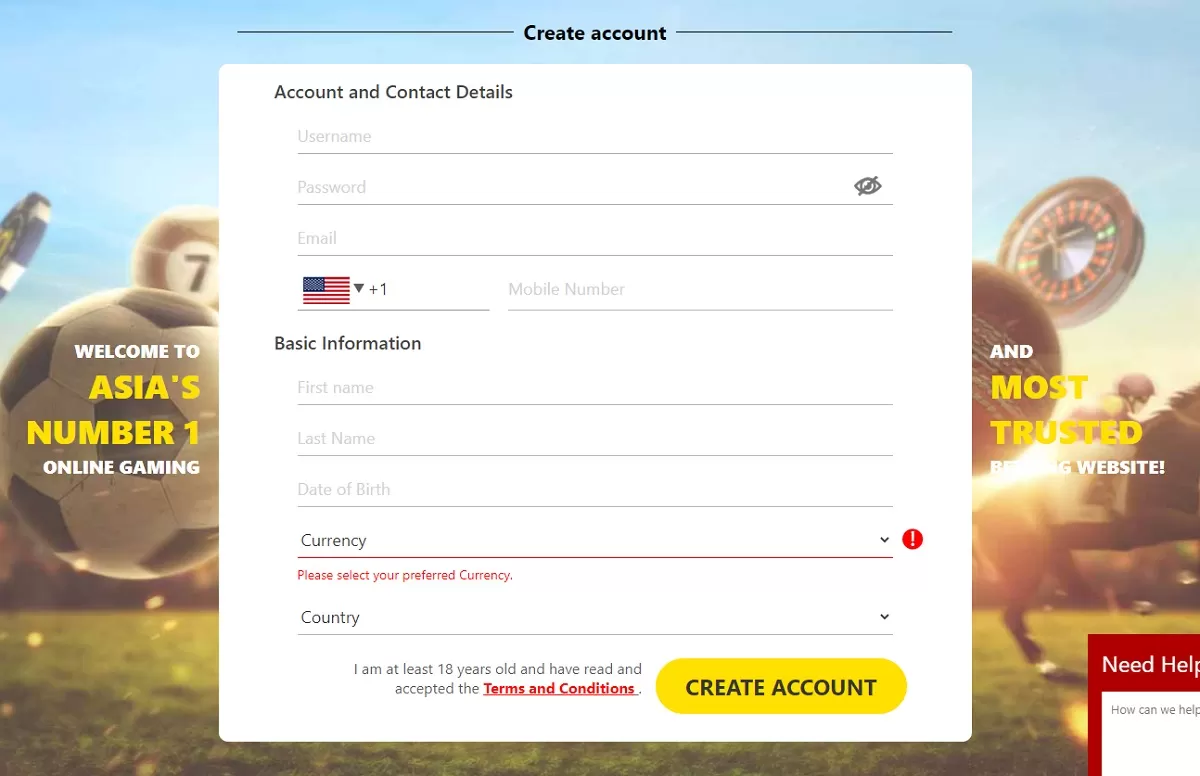 dafabet registration