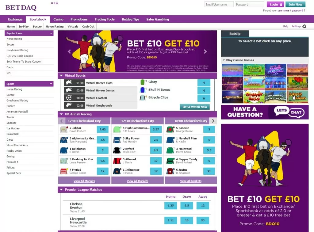 Betdaq sportsbook review