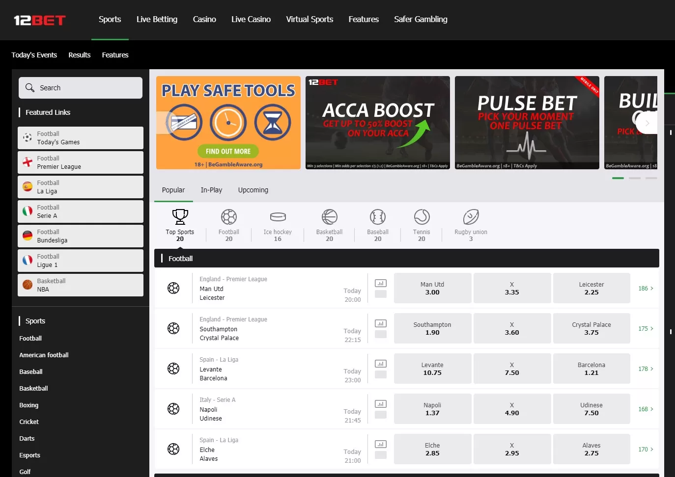 12 bet uk