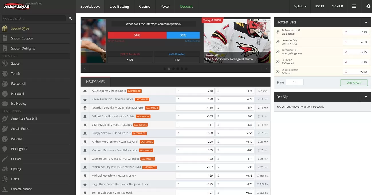 betting line