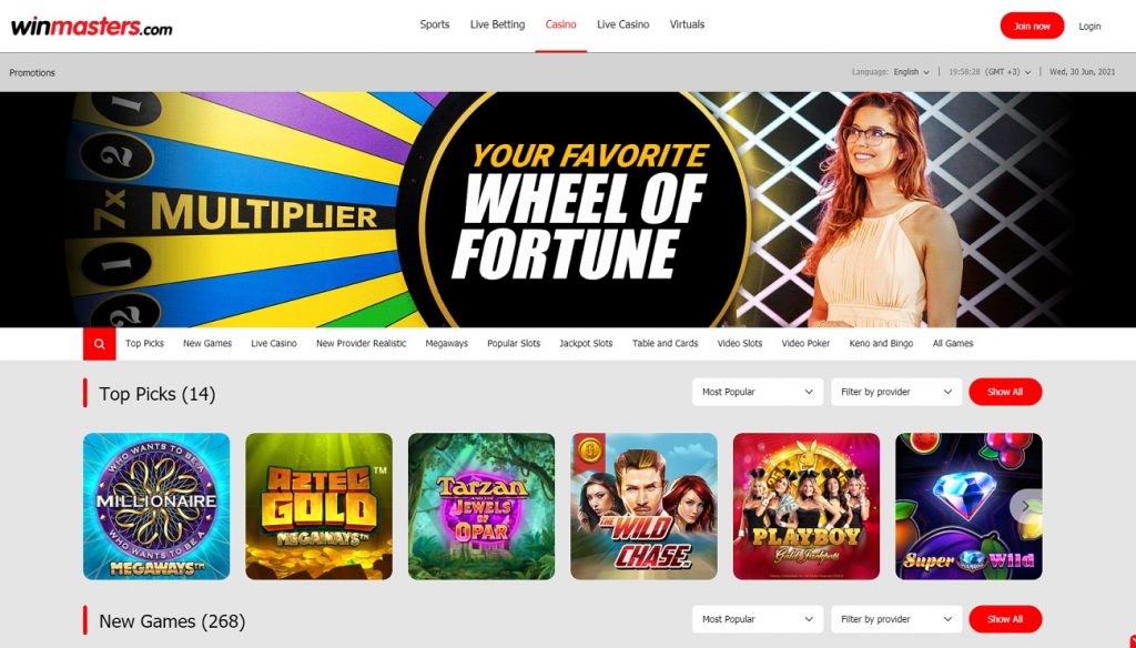 Winmasters Casino and Sportsbook 2025: Review, Live, Odds, Bonuses