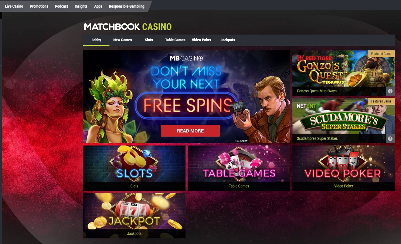 Matchbook casino