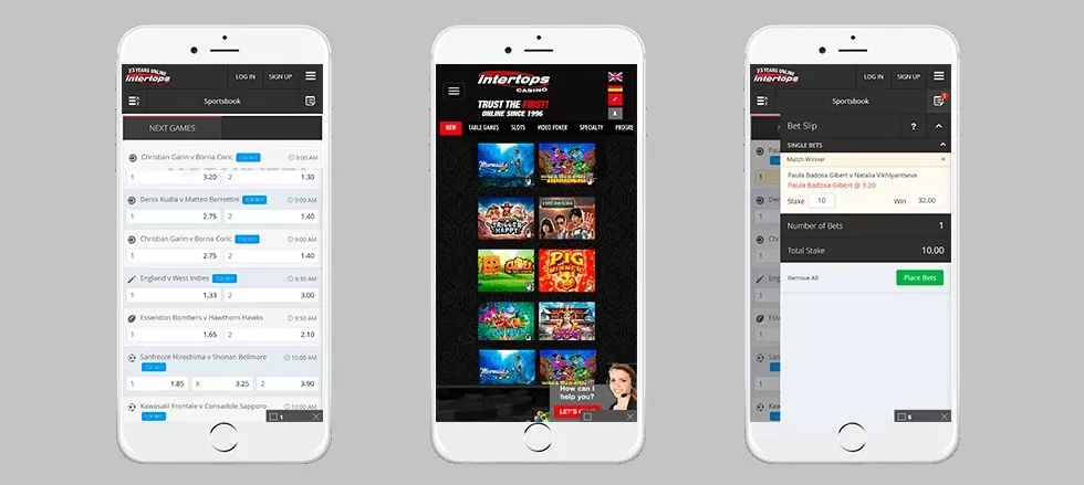 mobile site intertops