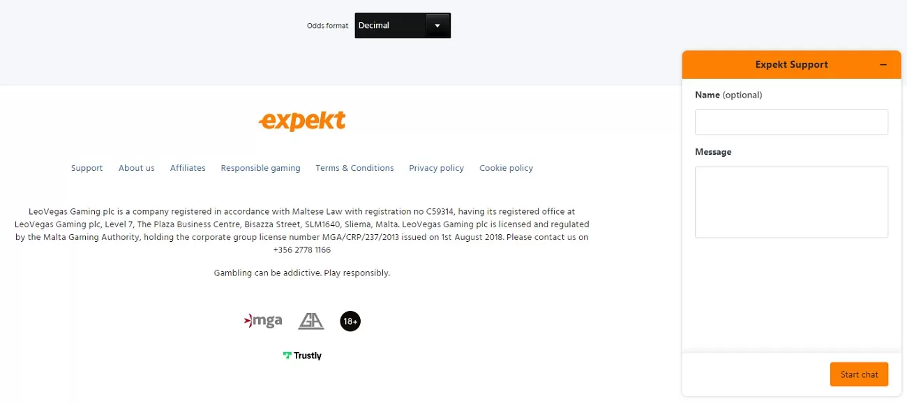 support expekt