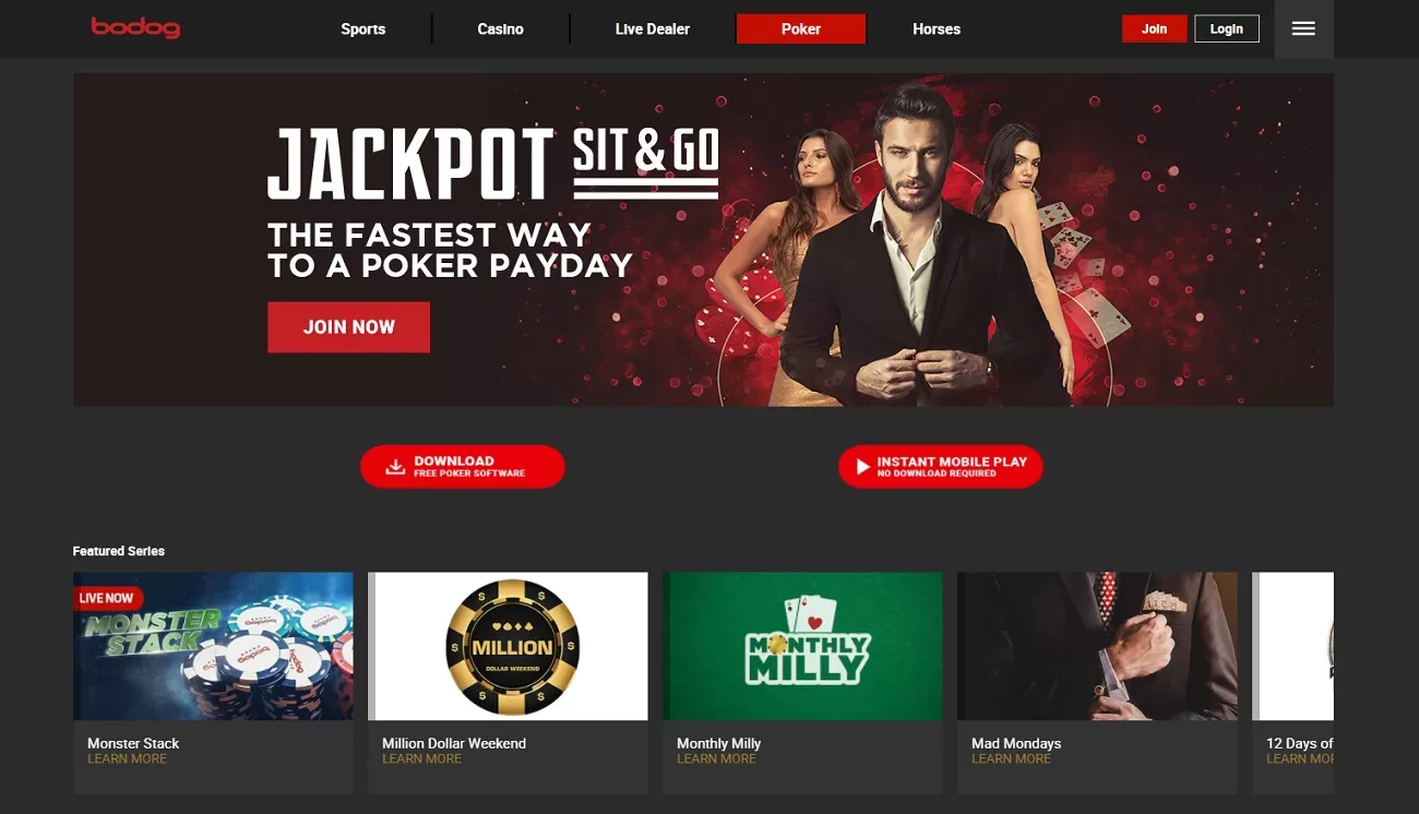Poker at bodog