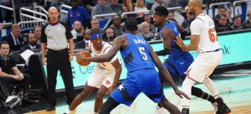 Orlando Magic host the New York Knicks at the Amway Center in Orlando Forida on Wednesday, October 30, 2019. Photo Credit: Marty Jean-Louis