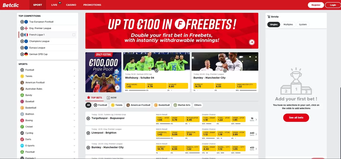 Betclic bookmaker review
