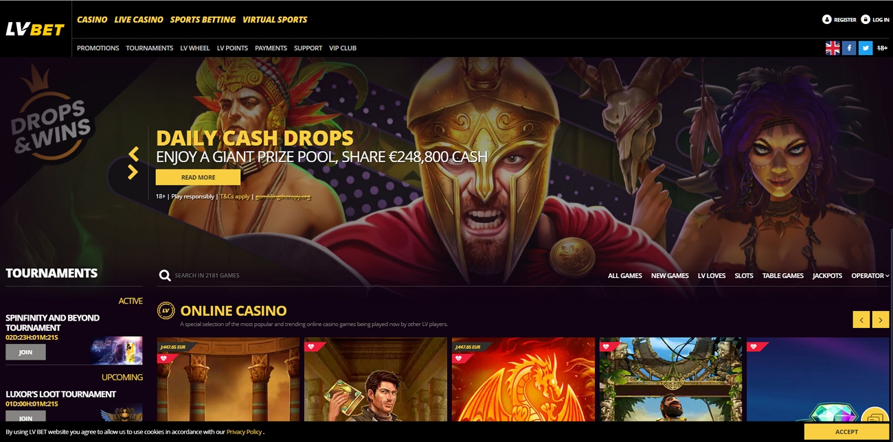 LV Bet betting site review