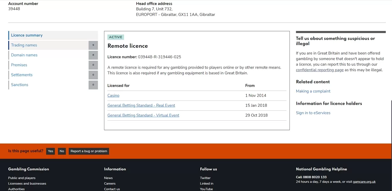 Mansionbet license 