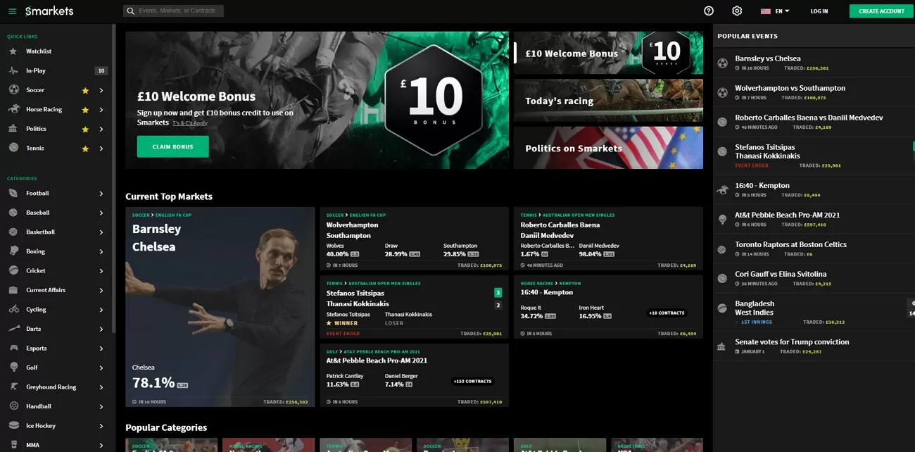Smarkets bettting site review