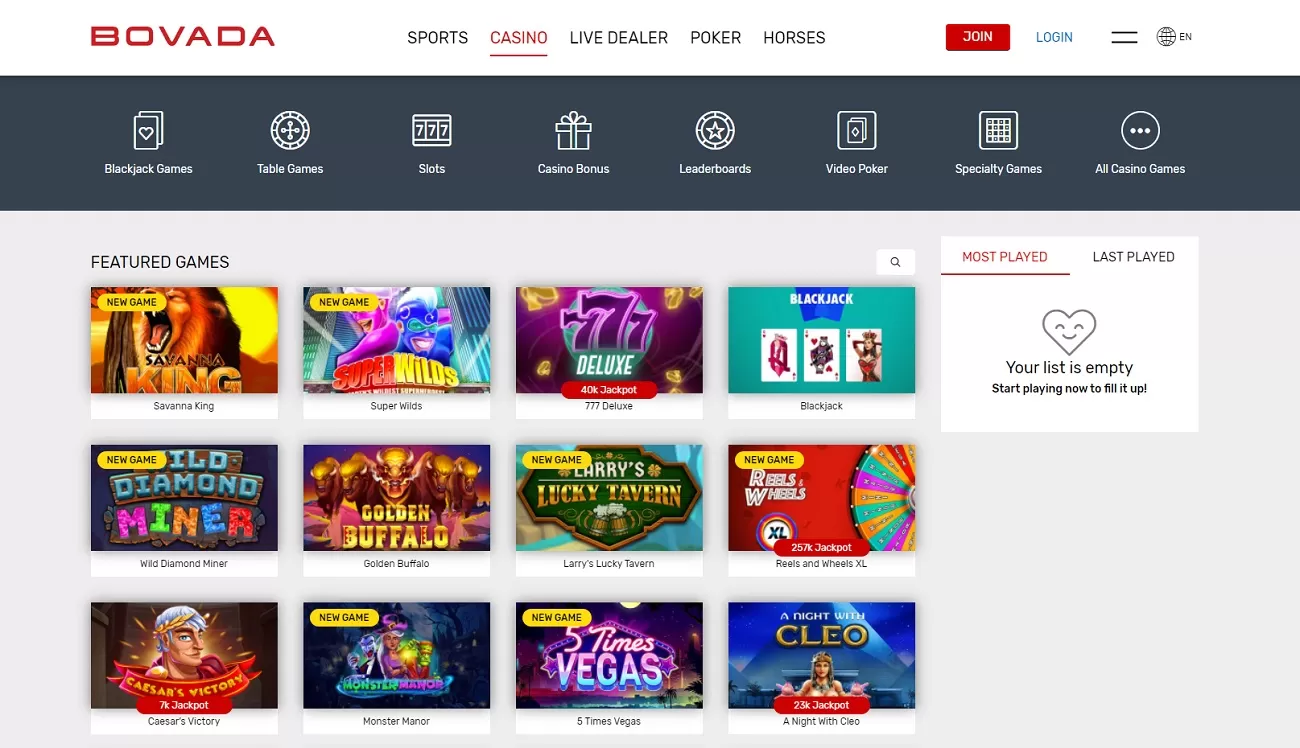Casino Bovada