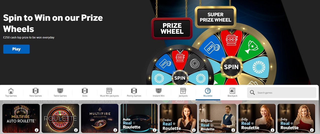Online casino Big Six Wheel,