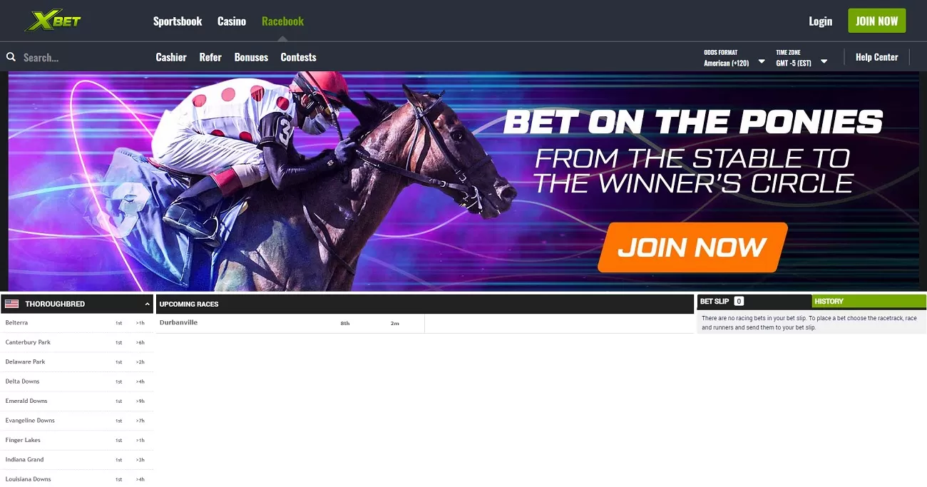 Horse racing at Xbet ag