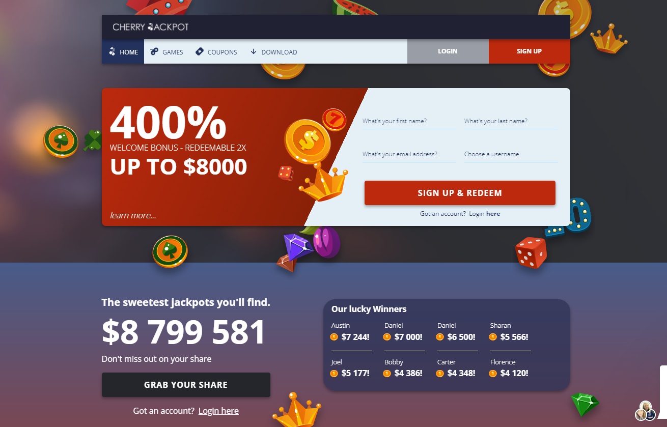 Cherry Jackpot online casino