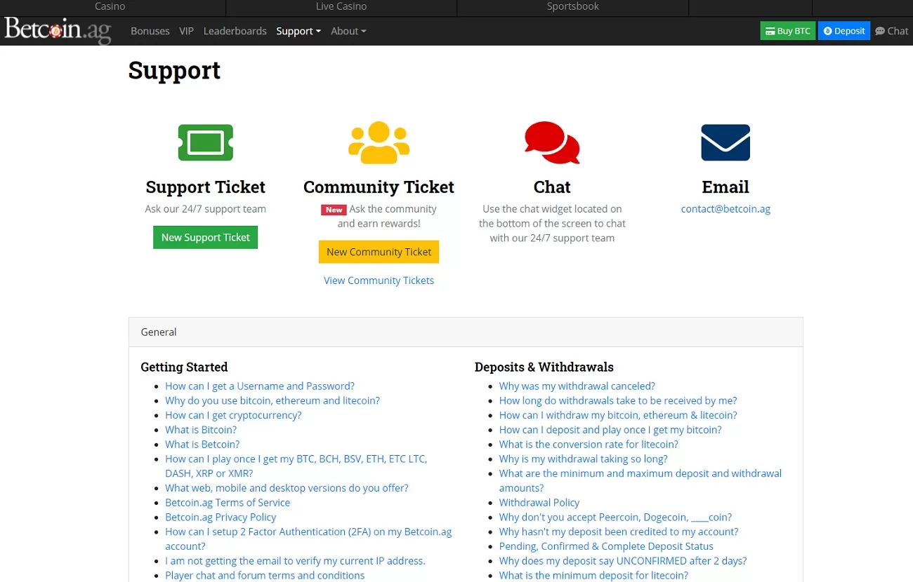 support Betcoin