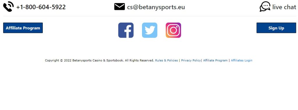 Support betanysports