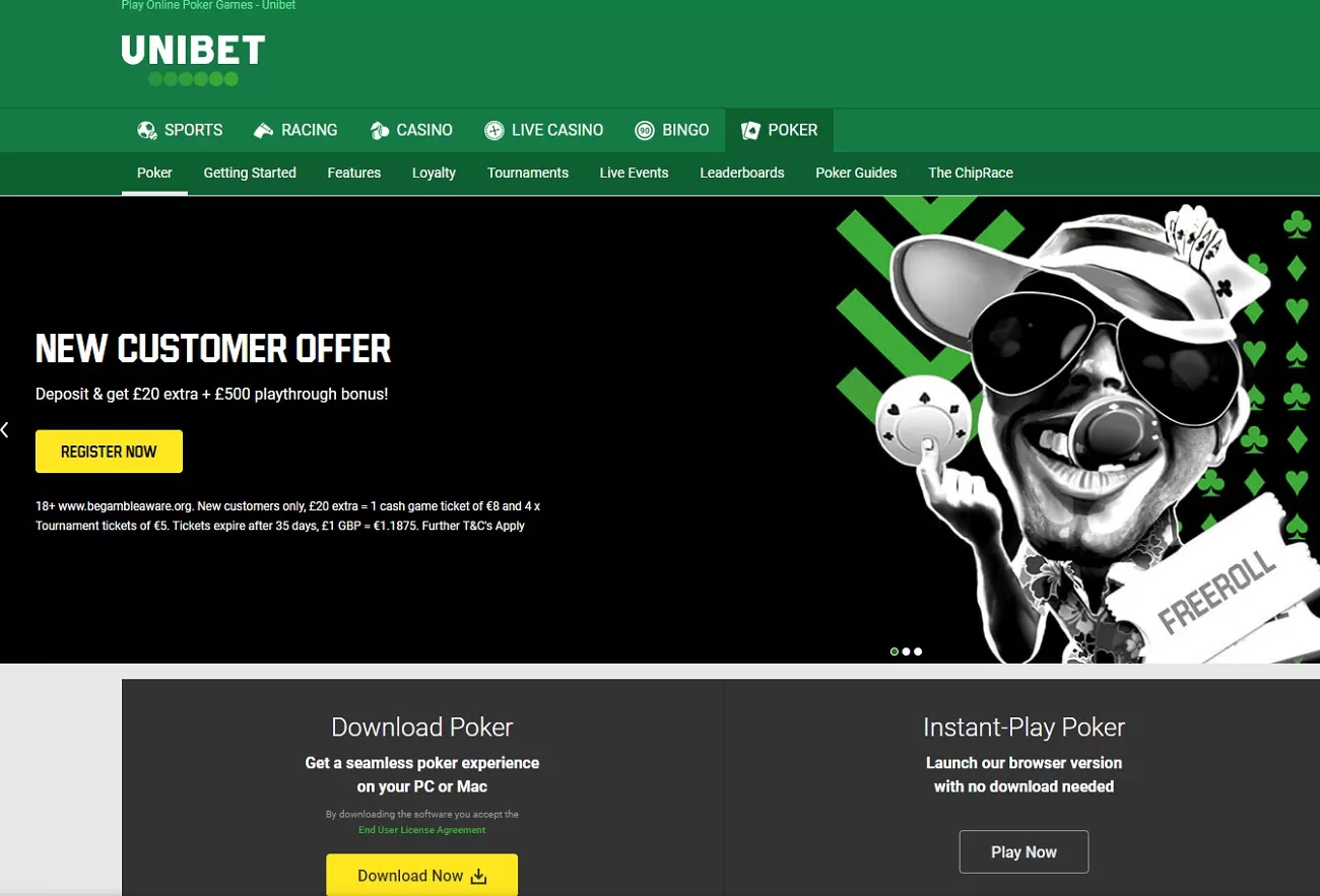 Unibet poker