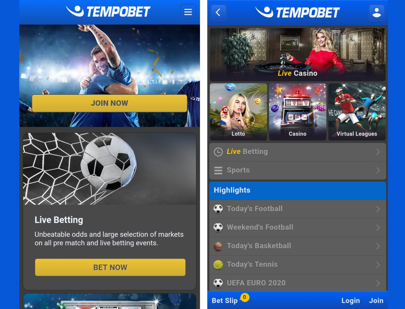 Tempobet mobile