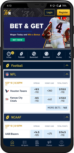 william hill betting app