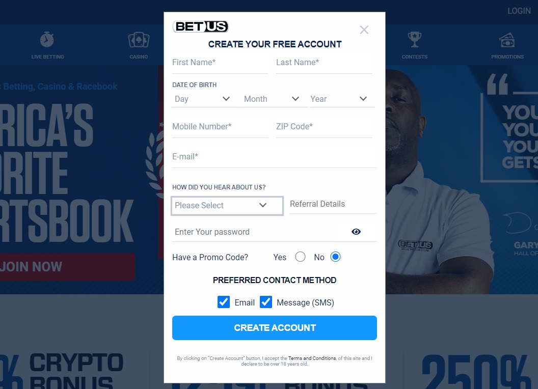 betus registration