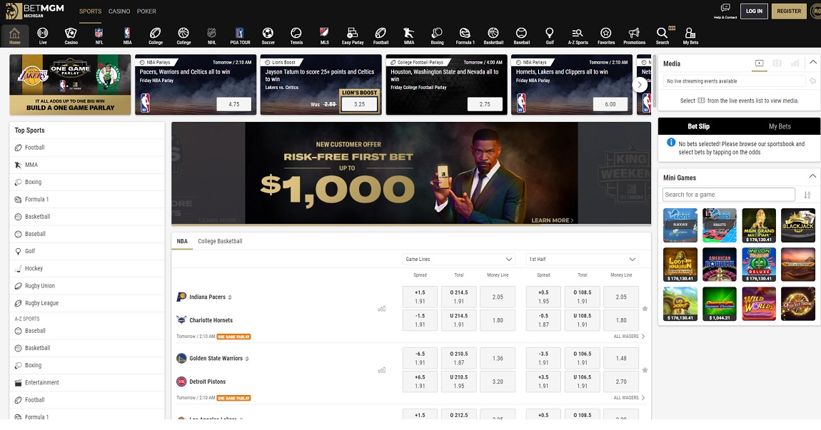 Bet MGM sports betting