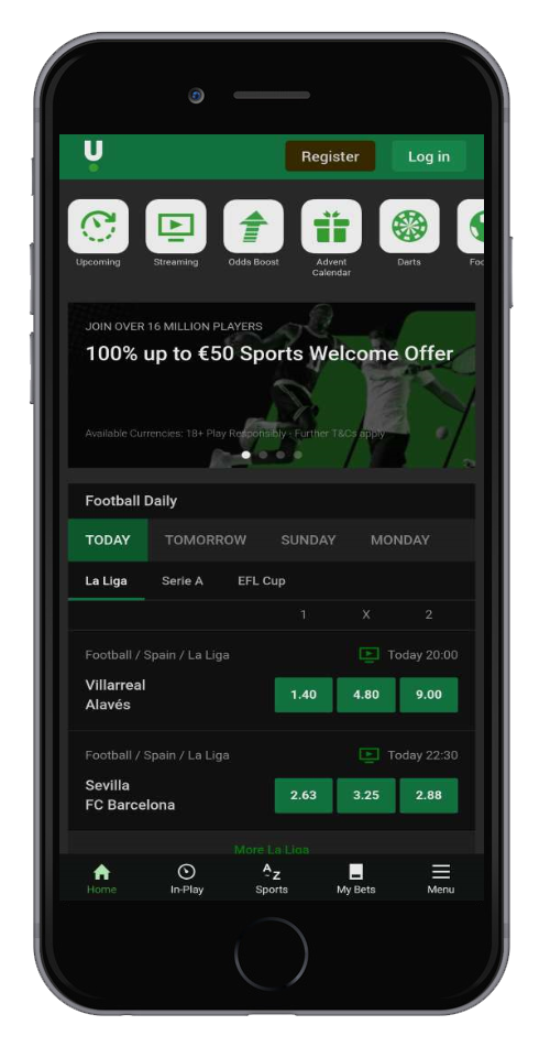 Unibet app for iphone