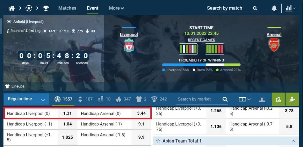 What does pk mean in betting