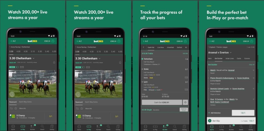 bet365 interface