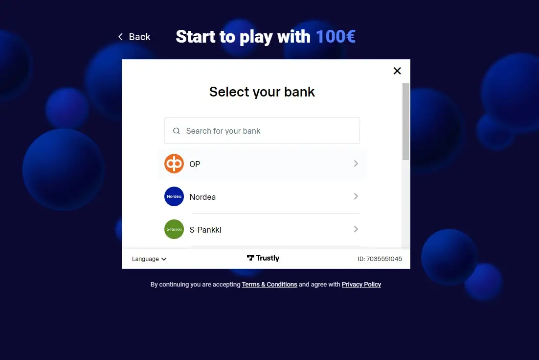 Payment & Withdrawal Options
