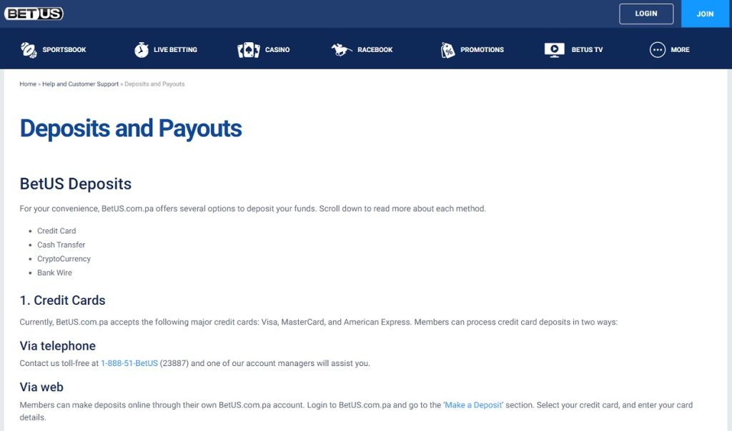 betus bitcoin payout