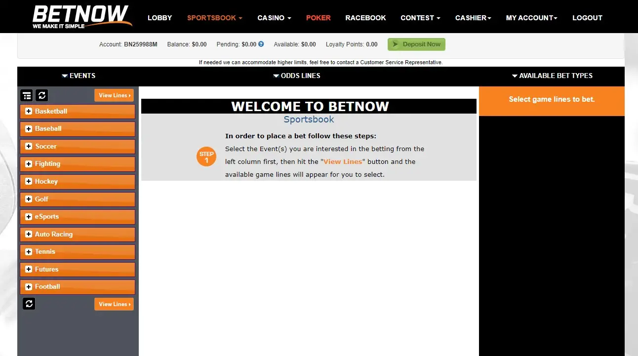 Bet Now Online