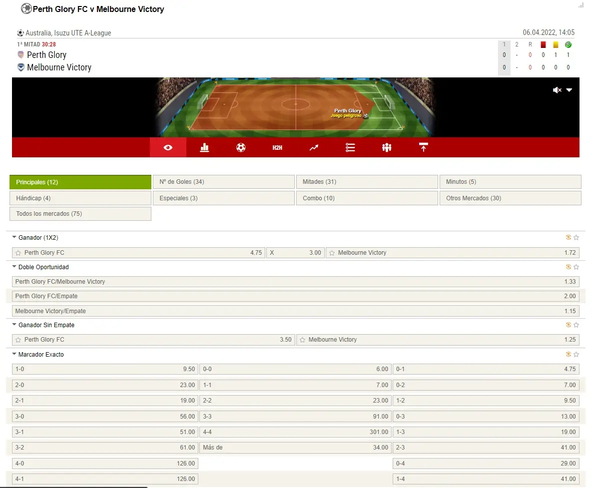 Sportium live