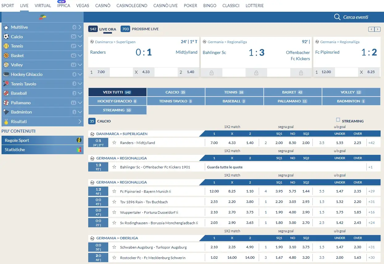 Eurobet live