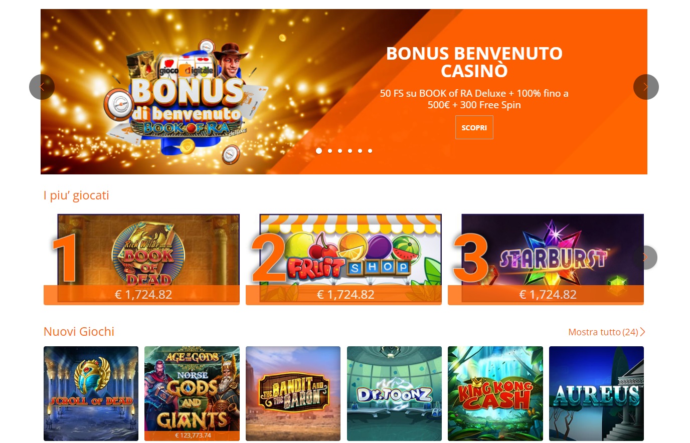 Gioco Digitale Casino Review