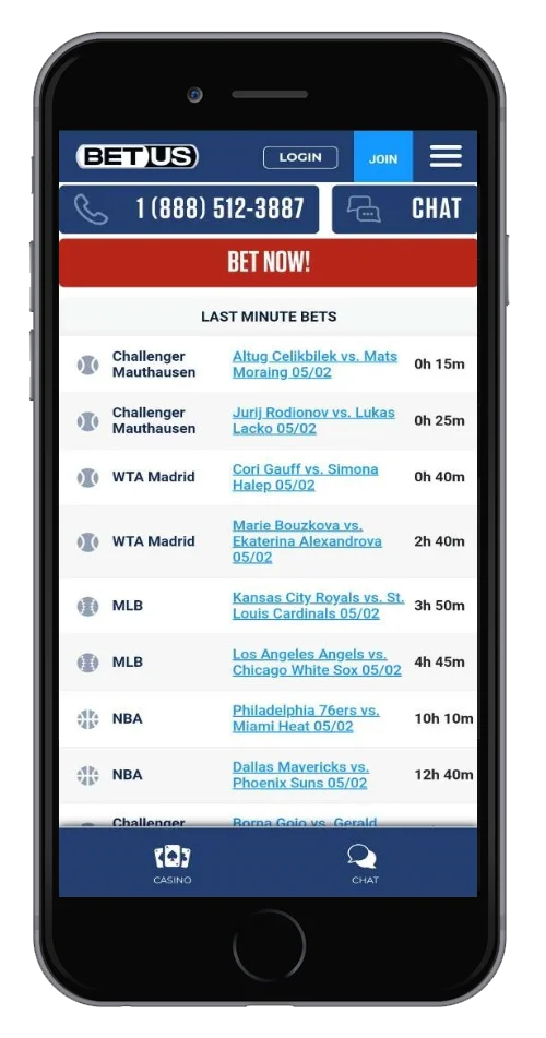 Betting on Betus Mobile