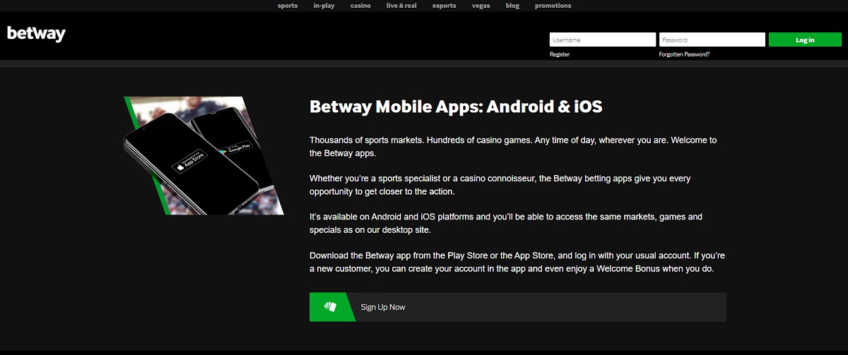 Betway App for Android