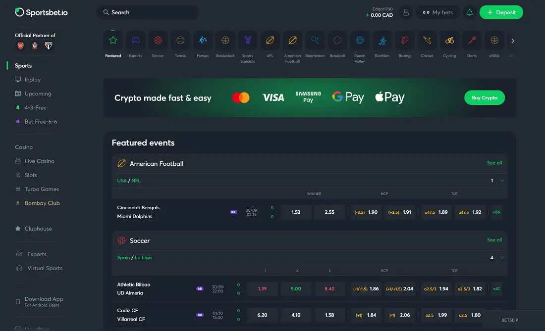 Sportsbet io — Review 
