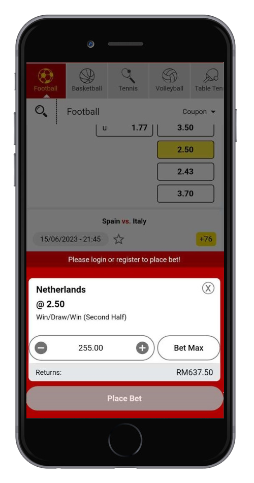 How to bet Dafabet app