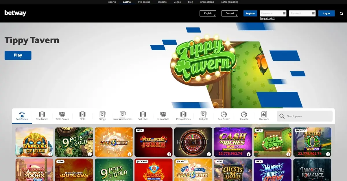 Betway Casino Key Facts