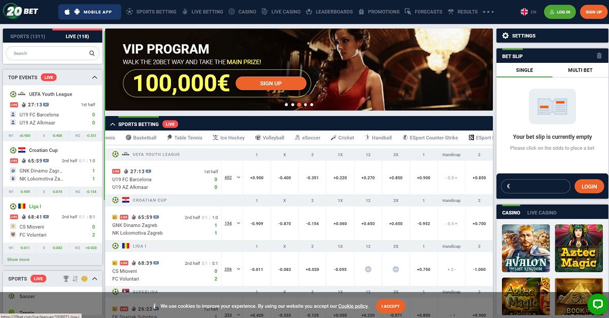 20Bet Sportsbook Review