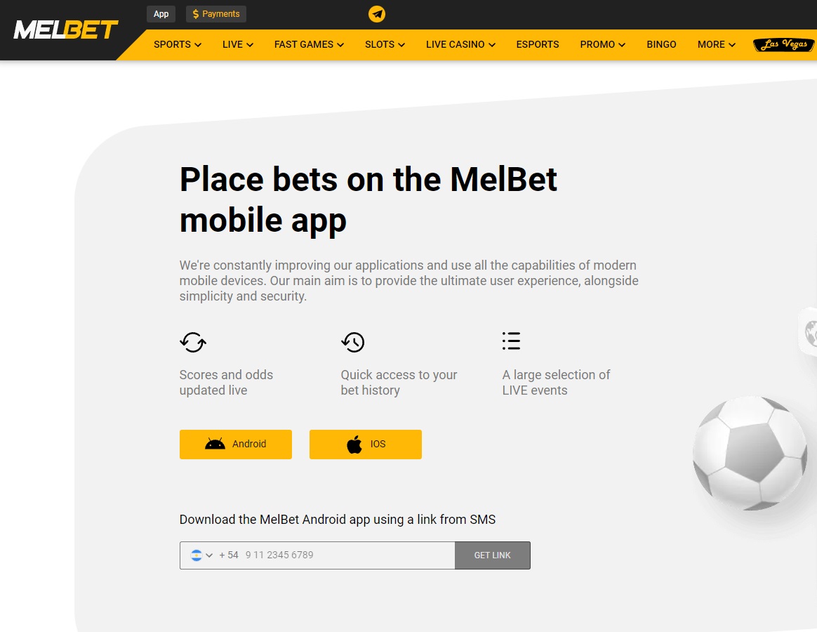 Mobile App Melbet Casino