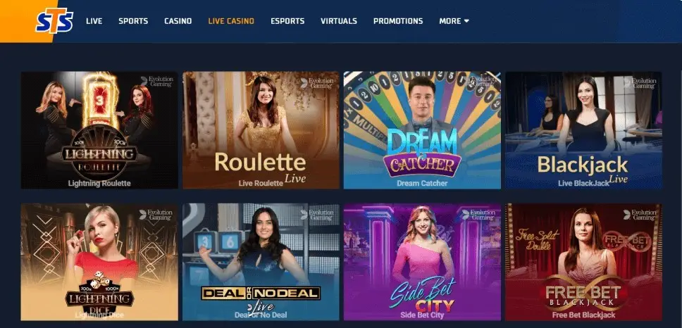 STS Bet casino review
