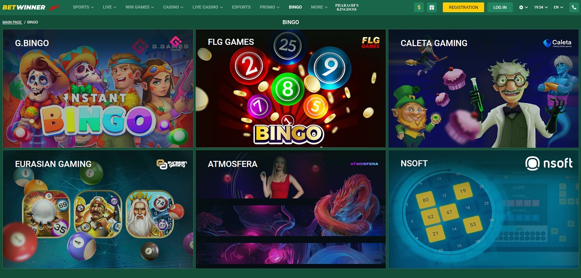 Bingo Section Betwinner Casino