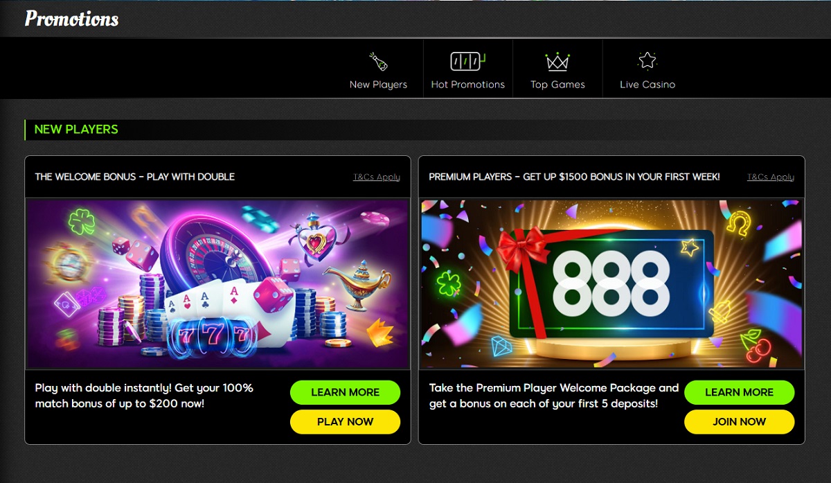 888 sport Casino Bonuses