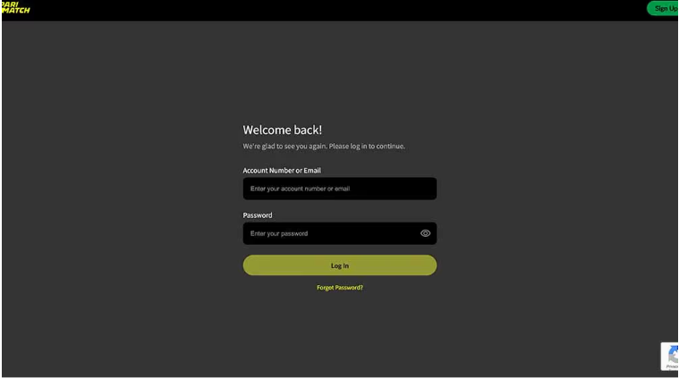 Parimatch account verification