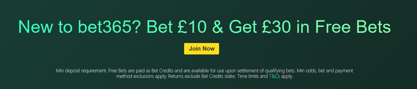 Bet365 Bonus Page